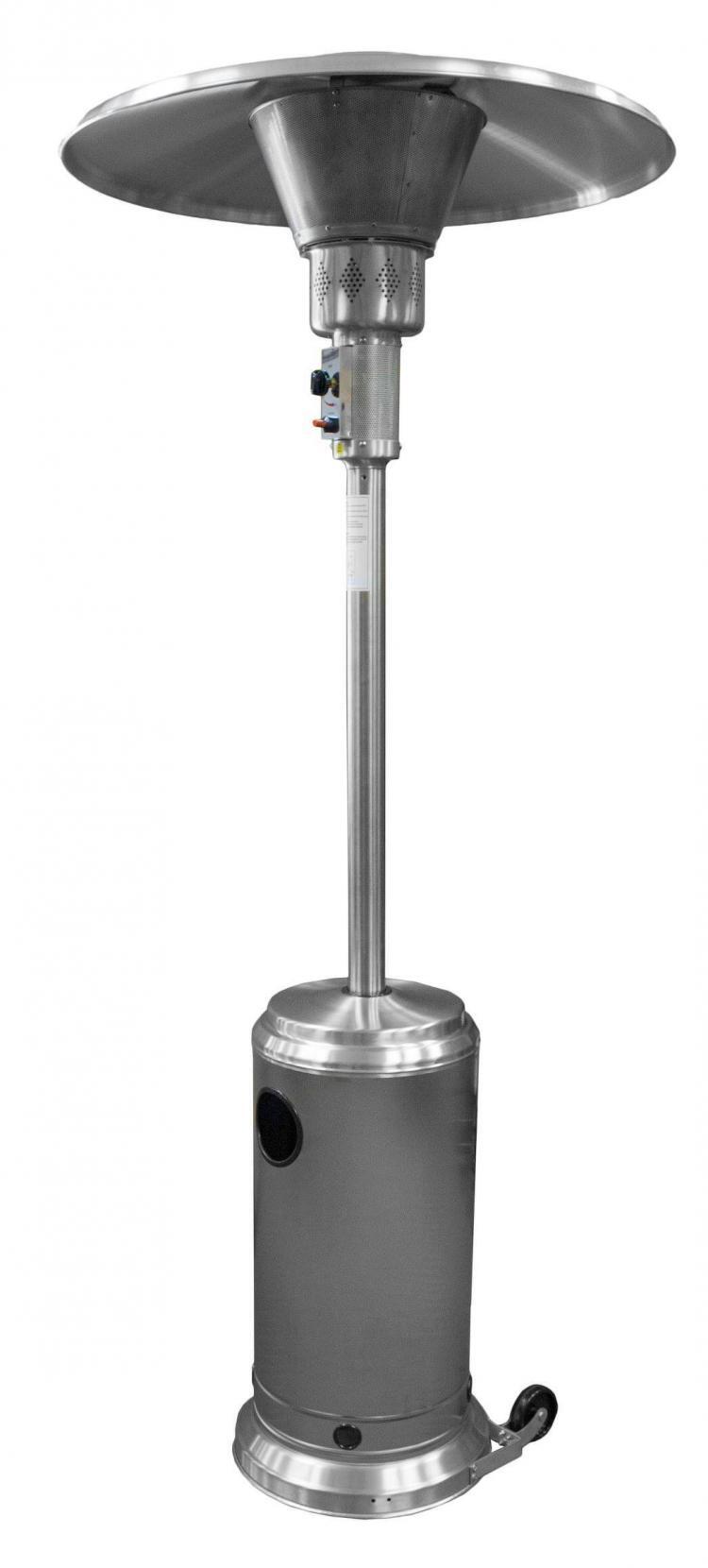 93″ Tall Commercial Patio Heater (Stainless Steel) 1