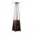 91" Tall Radiant Heat Glass Tube Patio Heater (Hammered Bronze)