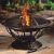 30" Wood Burning Firepit with Scroll Design