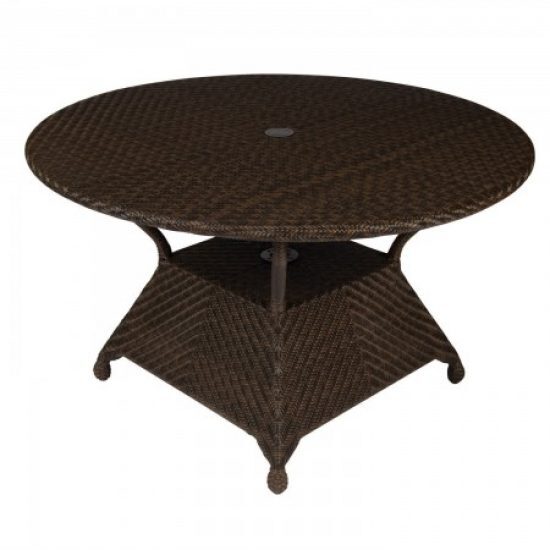 All-Weather 48" Round Umbrella Dining Table