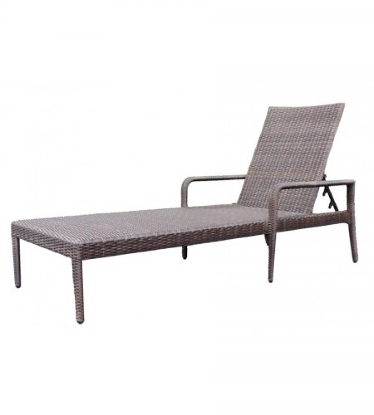 all weather single adjustable chaise lounge