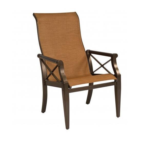 Andover Sling High-Back Dining Arm Chair