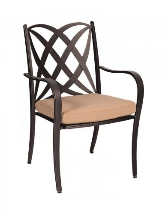 Apollo Dining Arm Chair with Optional Cushion