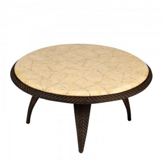Bali Coffee Table With Stone Top