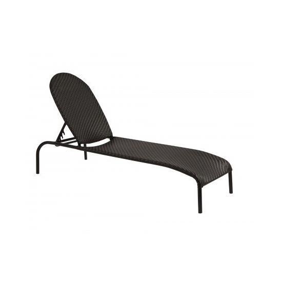 Barlow Adjustable Chaise Lounge - Stackable - Dark Roast