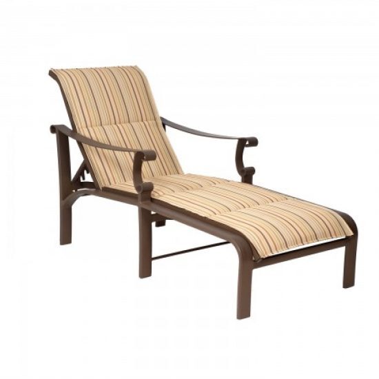 Bungalow Padded Sling Adjustable Chaise Lounge