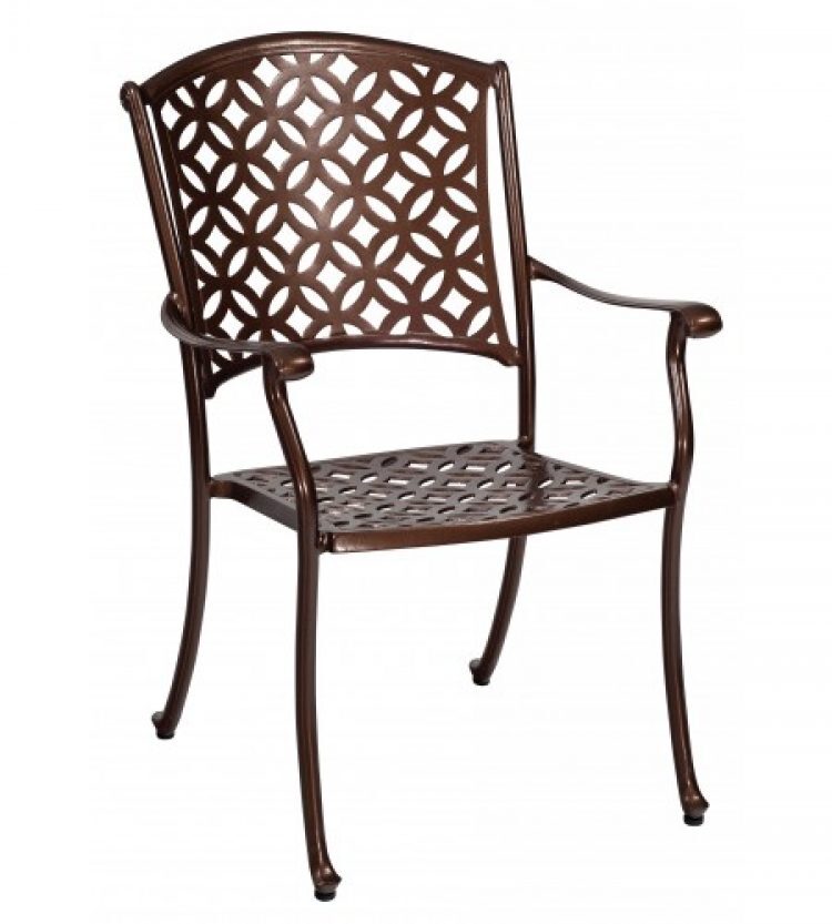 casa dining arm chair stackable