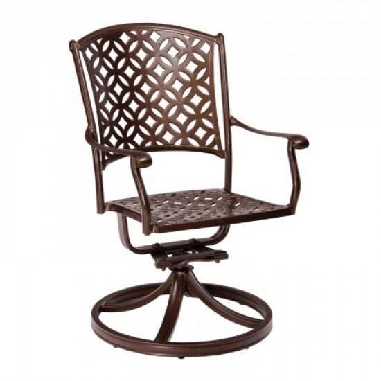 Casa Swivel Rocking Dining Arm Chair