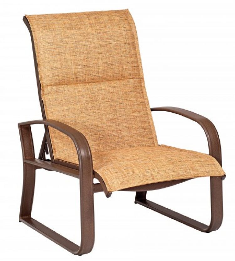 cayman isle padded sling adjustable lounge chair