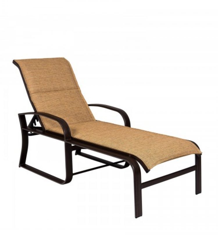cayman isle padded sling adustable chaise lounge
