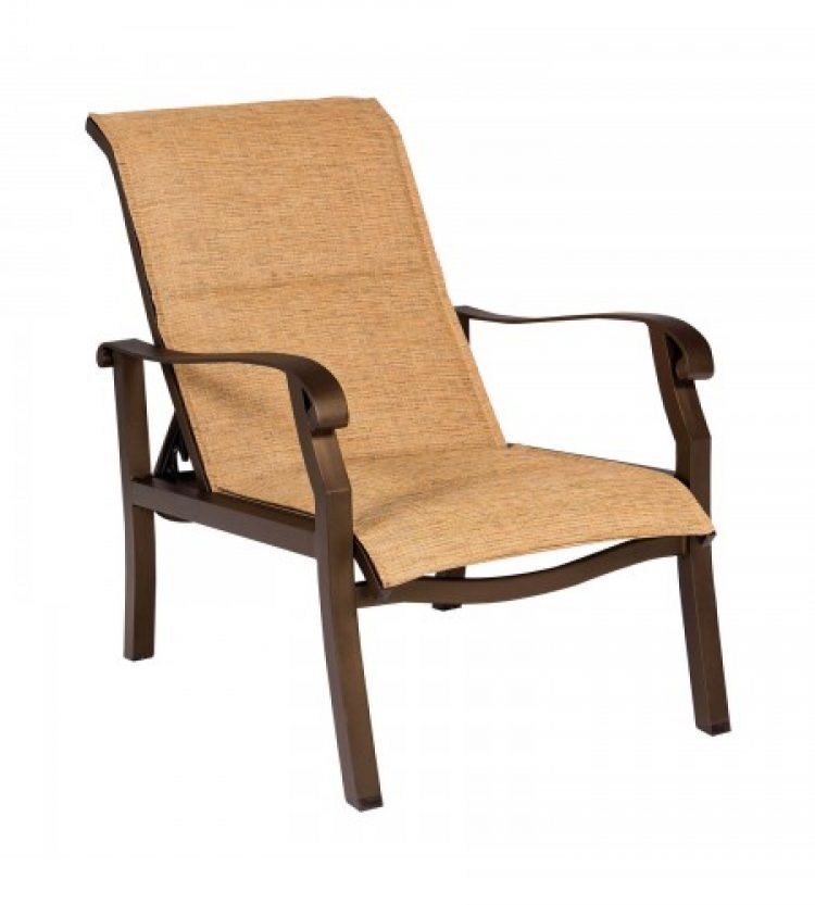 cortland padded sling adjustable lounge chair