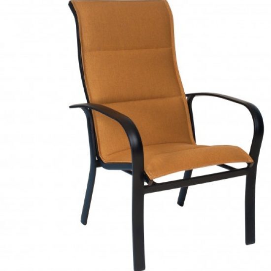Fremont Padded Sling High-Back Dining Arm Chair - Stackable