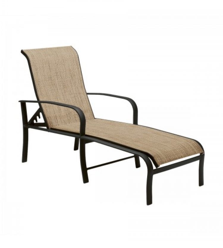 fremont sling adjustable chaise lounge