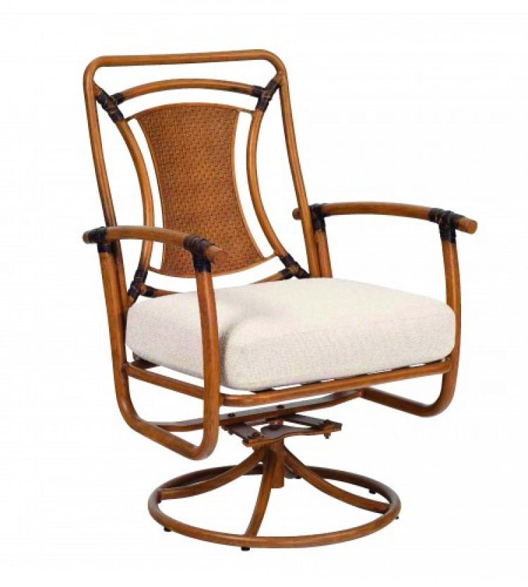glade isle cushion formal swivel rocker dining arm chair