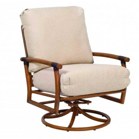 Glade Isle Cushion Swivel Rocking Lounge Chair