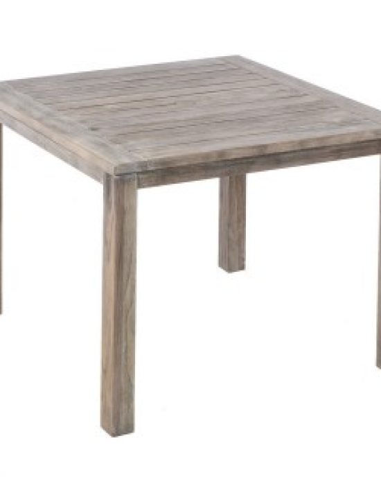 MALVERN 40" SQUARE WOOD DINING TABLE W/ UMB. HOLE (WAS 46-1260)