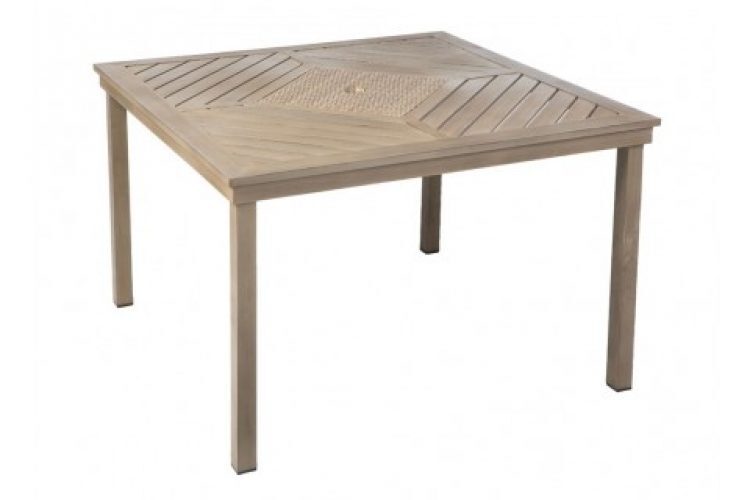 marco bay 44 square dining table with umb hole