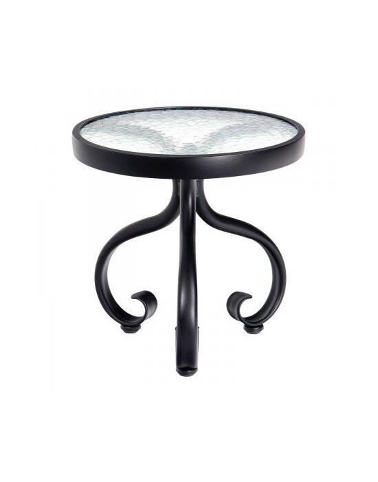 Ramsgate 18" End Table - Obscure Glass