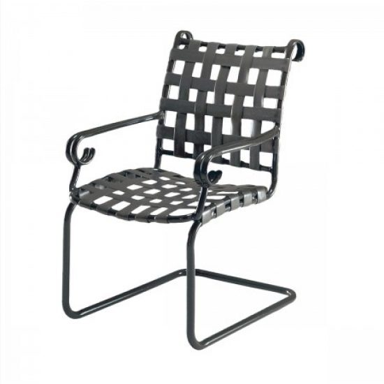 Ramsgate Strap Spring Base Dining Arm Chair