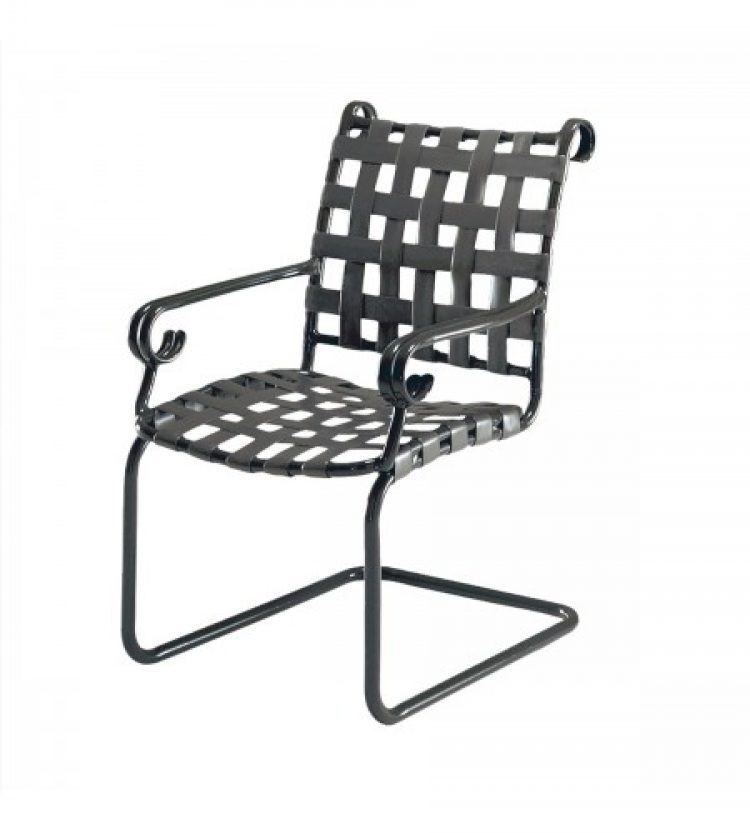 ramsgate strap spring base dining arm chair