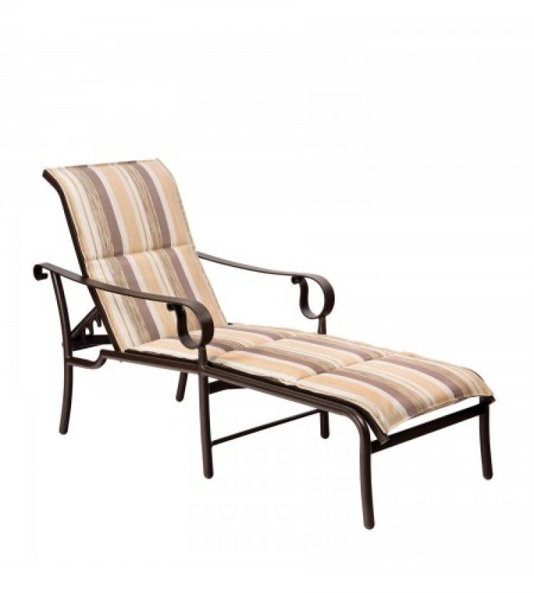 ridgecrest padded sling adjustable chaise lounge