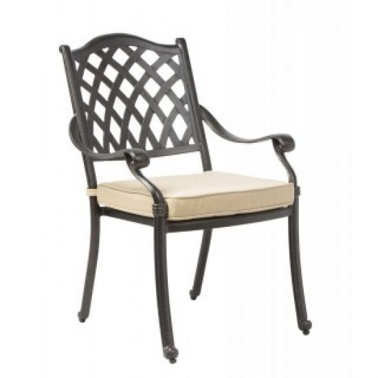 TWINING STACKABLE DINING ARM CHAIR