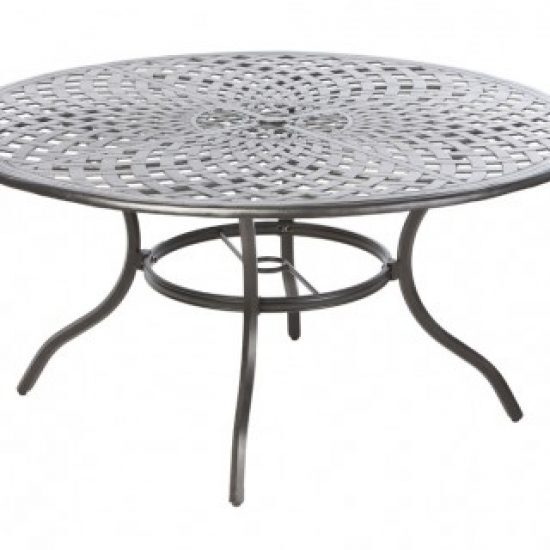 BAY LEAF 60" ROUND DINING TABLE W/ UMB. HOLE