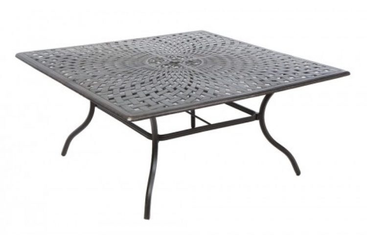 bay leaf 64 square dining table w umb hole