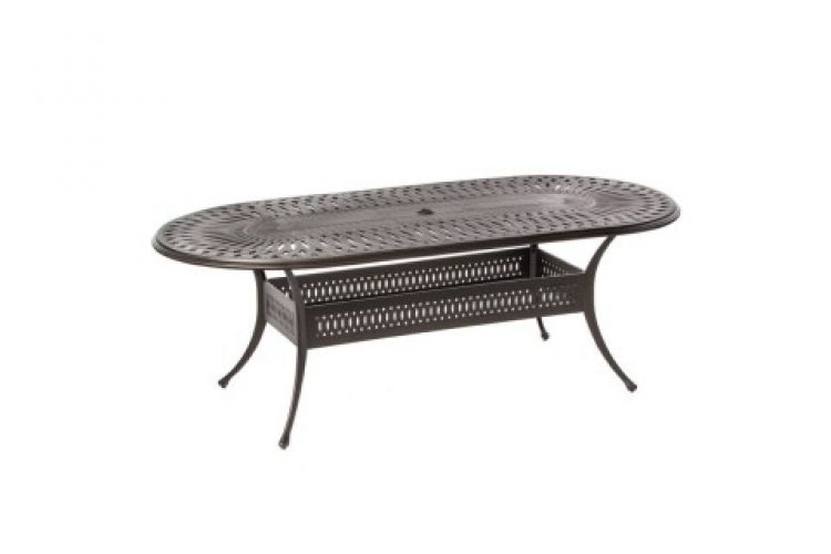 florentine 87 oval dining table