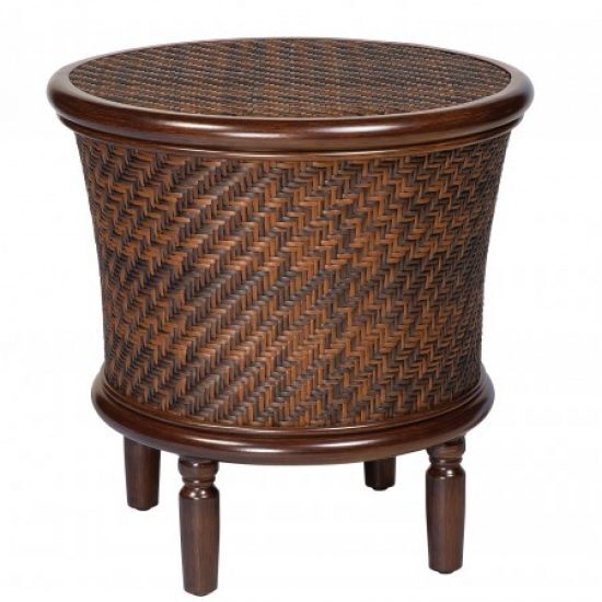 North Shore Round Storage End Table