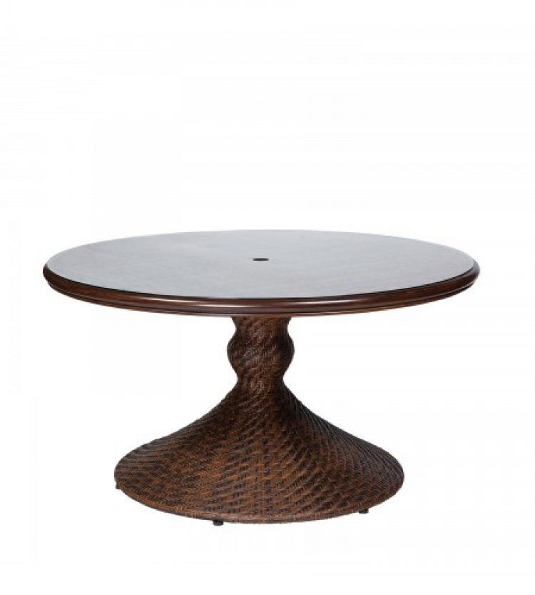 north shore woven 54 round dining table