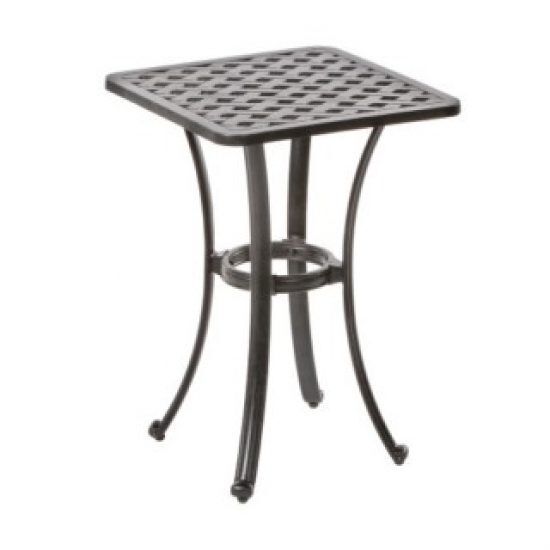 WEAVE 21" SQUARE GATHERING SIDE TABLE