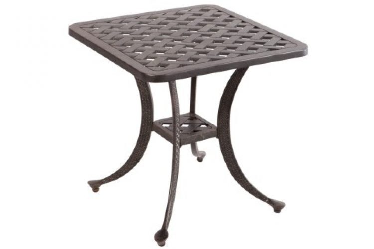 weave 21 square side table antiqe fern